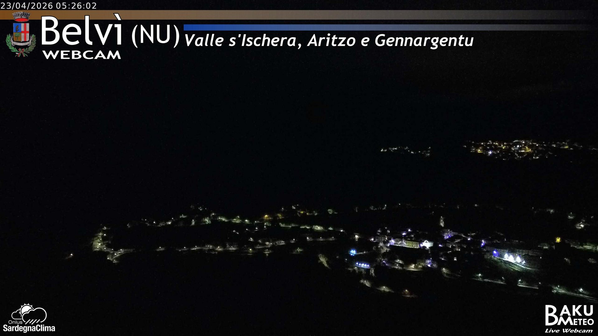 time-lapse frame, Belvì webcam