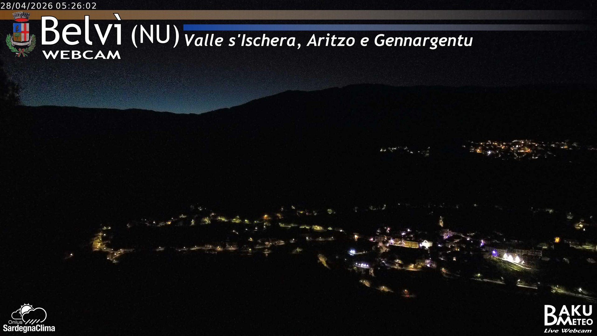 time-lapse frame, Belvì webcam
