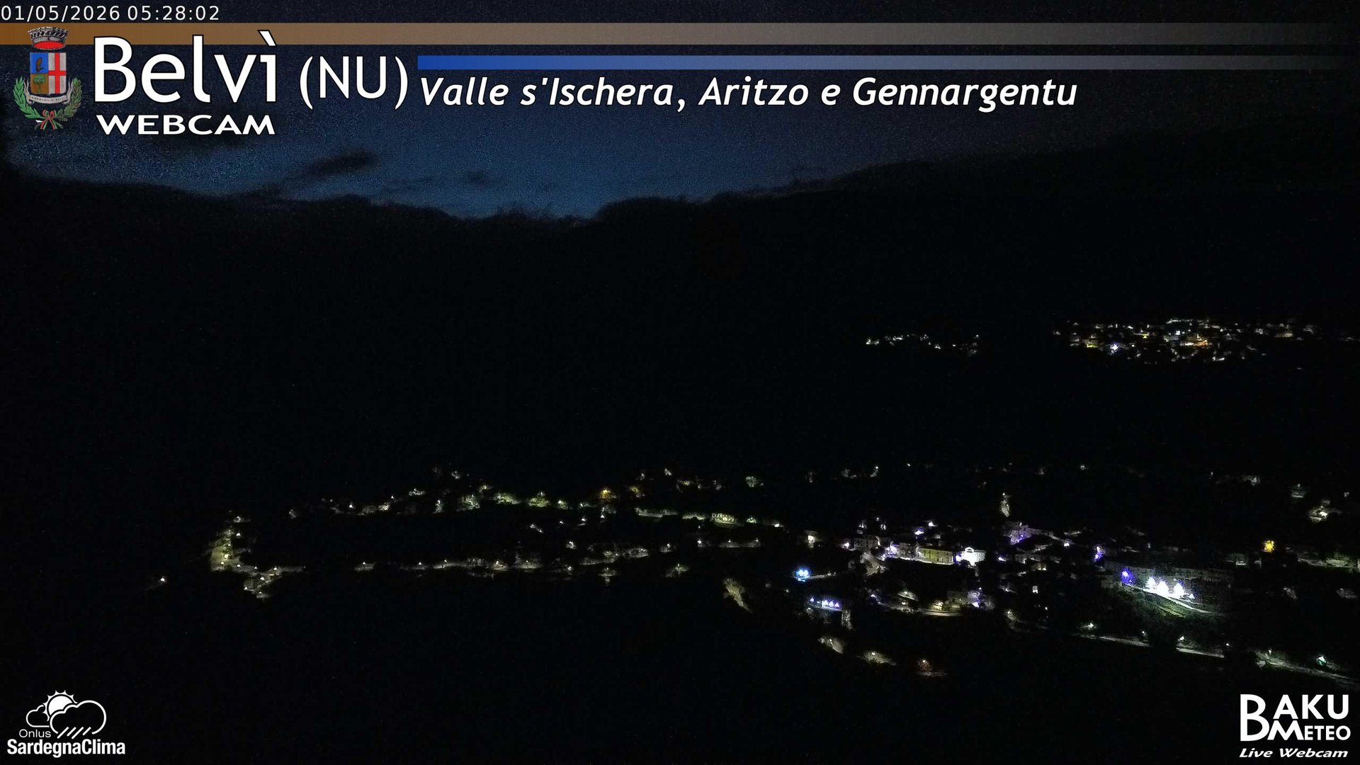 time-lapse frame, Belvì webcam