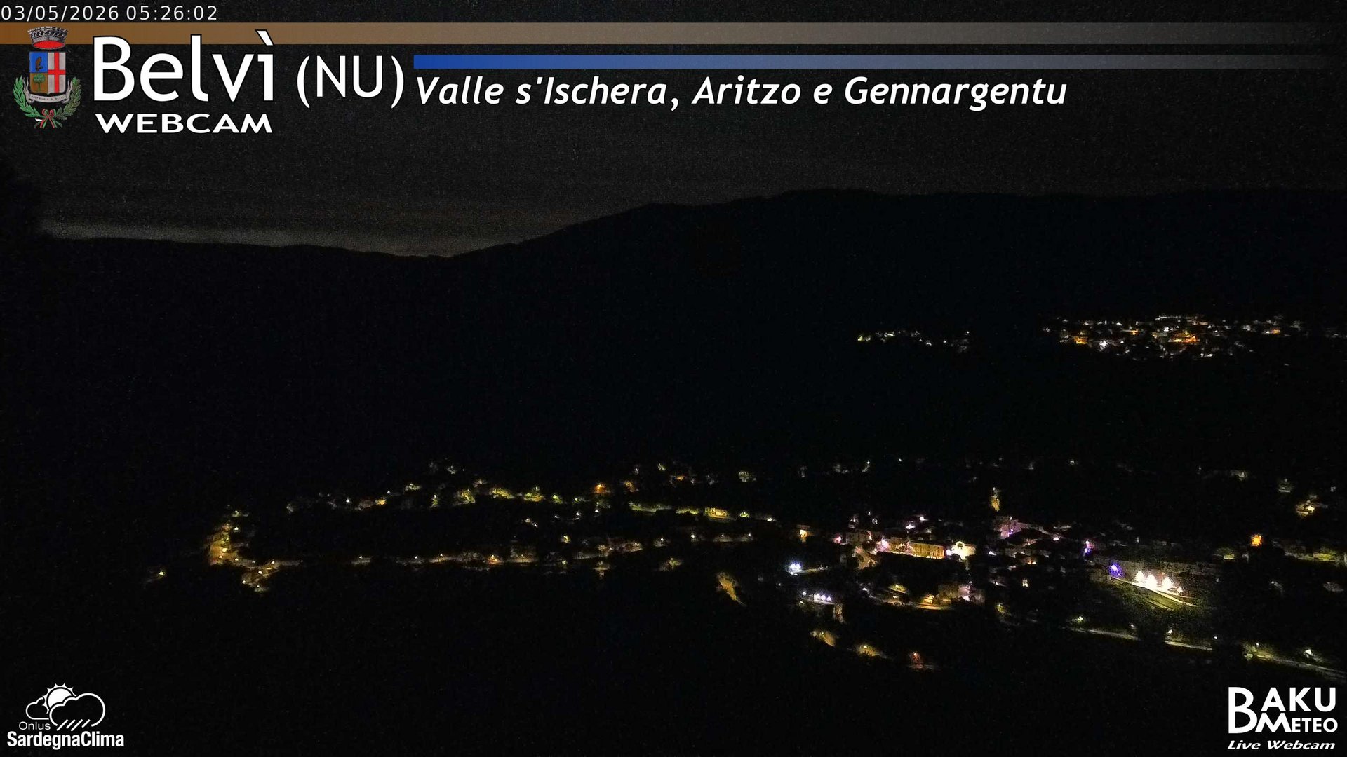 time-lapse frame, Belvì webcam