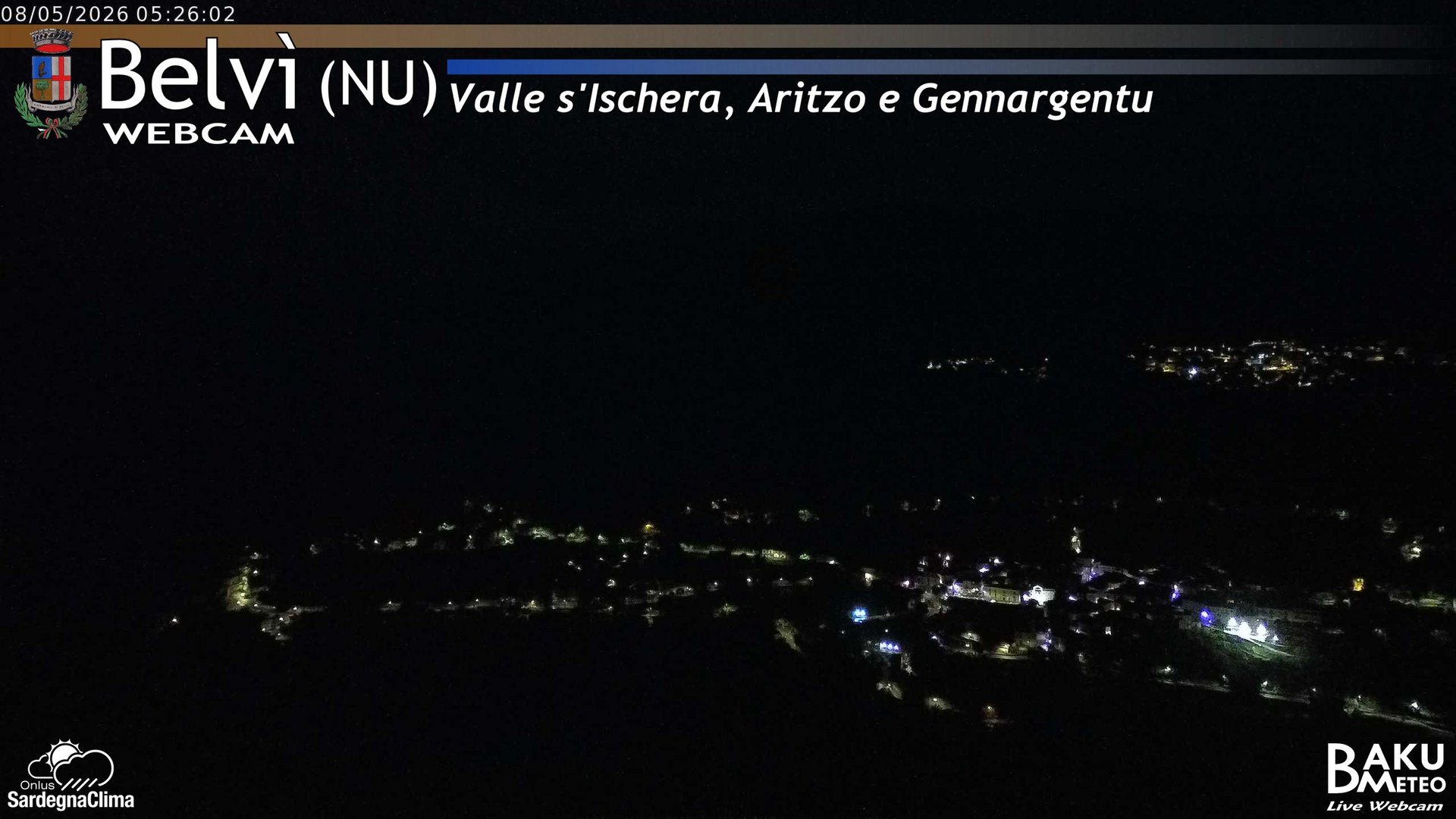 time-lapse frame, Belvì webcam