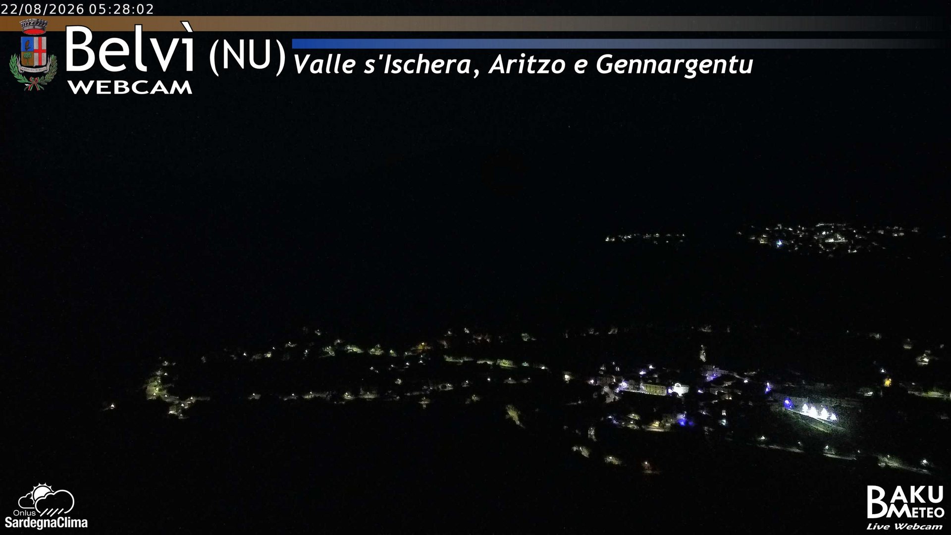 time-lapse frame, Belvì webcam