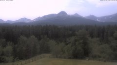 view from Glacier Park Lodge on 2026-07-21