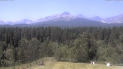 view from Glacier Park Lodge on 2026-07-24