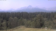 view from Glacier Park Lodge on 2026-07-27