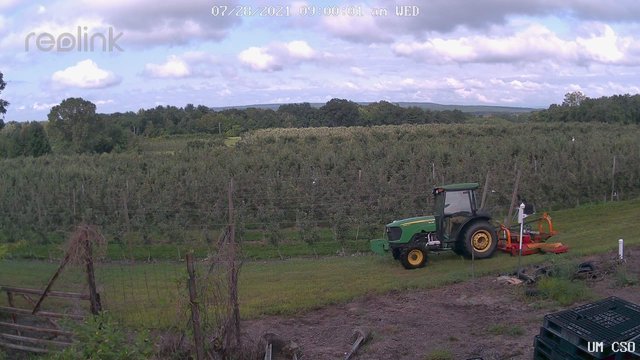 time-lapse frame, UM CSO webcam