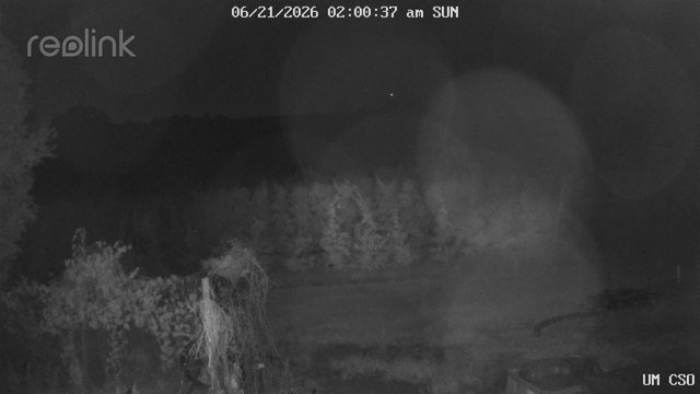 time-lapse frame, UM CSO webcam