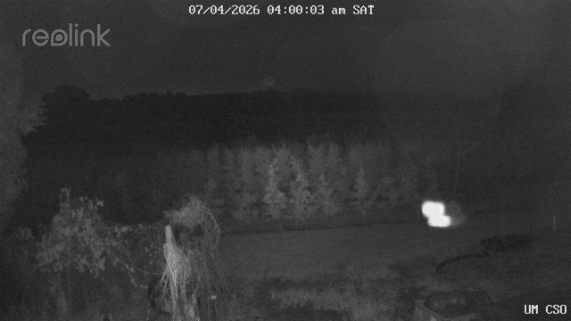 time-lapse frame, UM CSO webcam