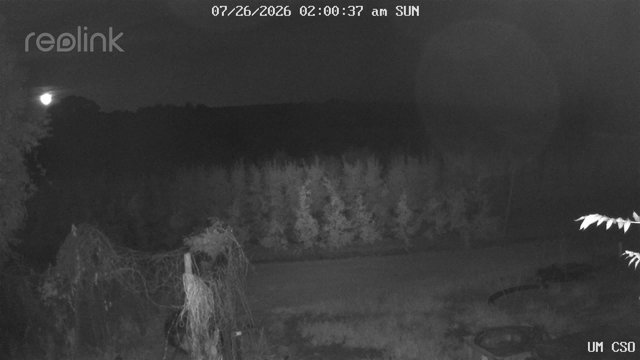time-lapse frame, UM CSO webcam