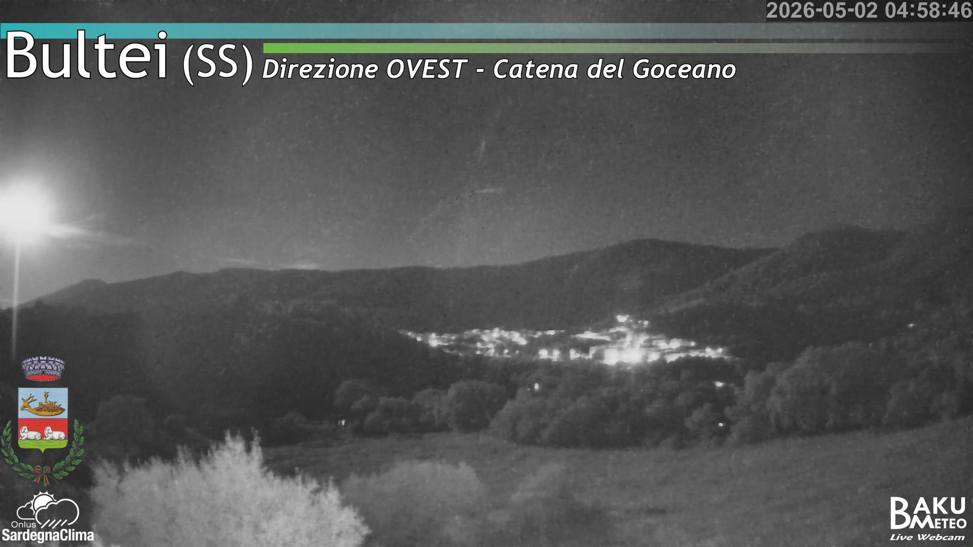 time-lapse frame, Bultei webcam