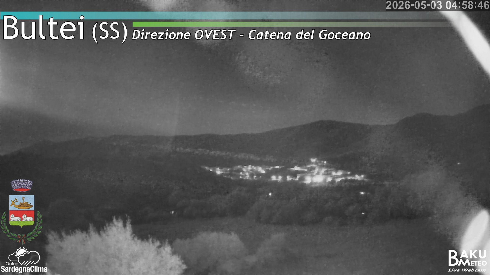 time-lapse frame, Bultei webcam