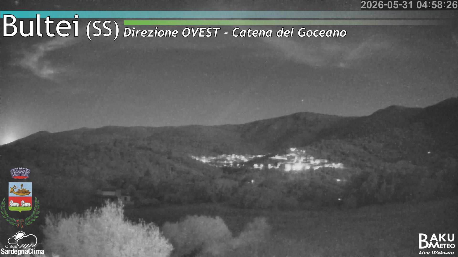 time-lapse frame, Bultei webcam