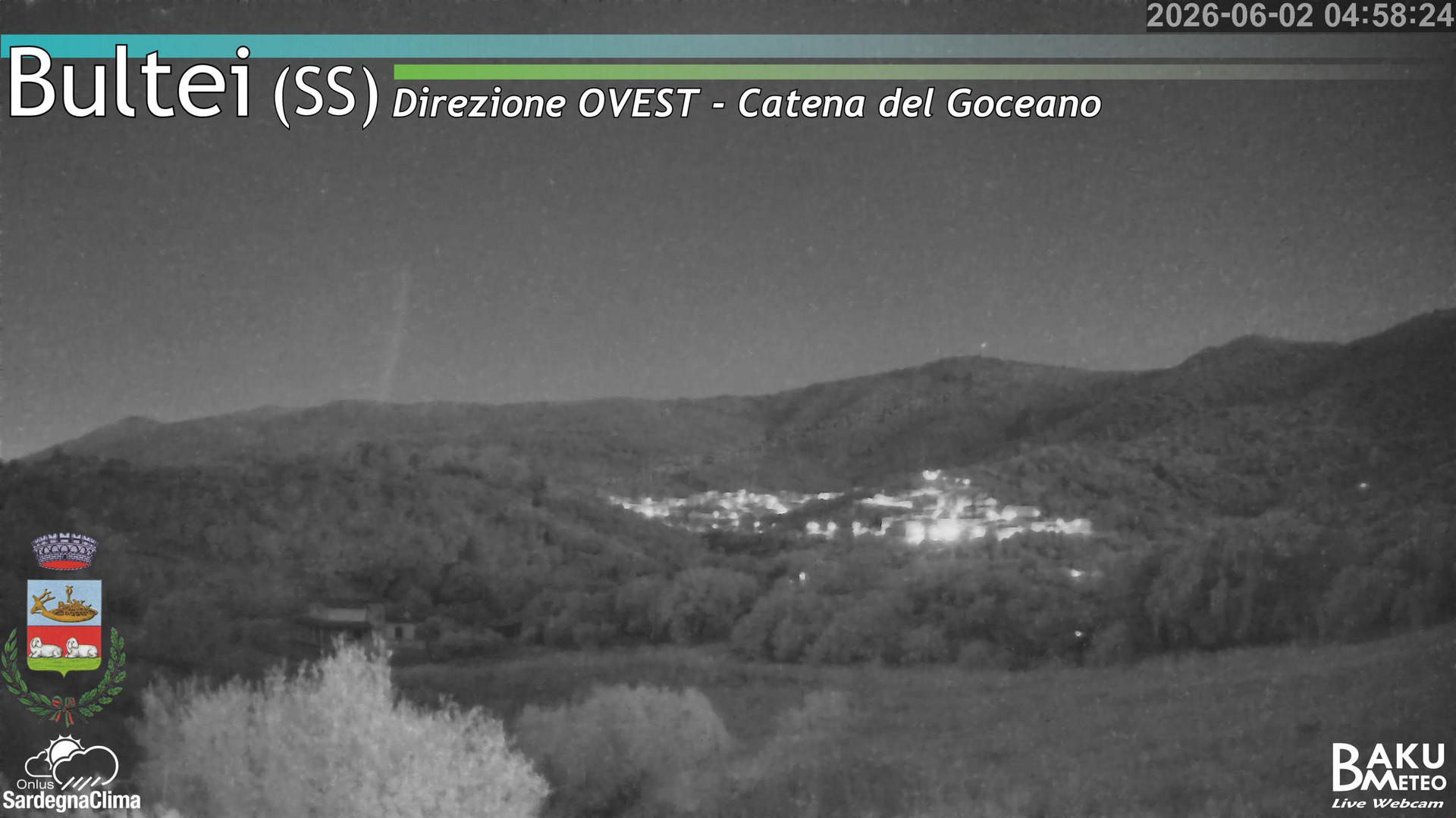 time-lapse frame, Bultei webcam