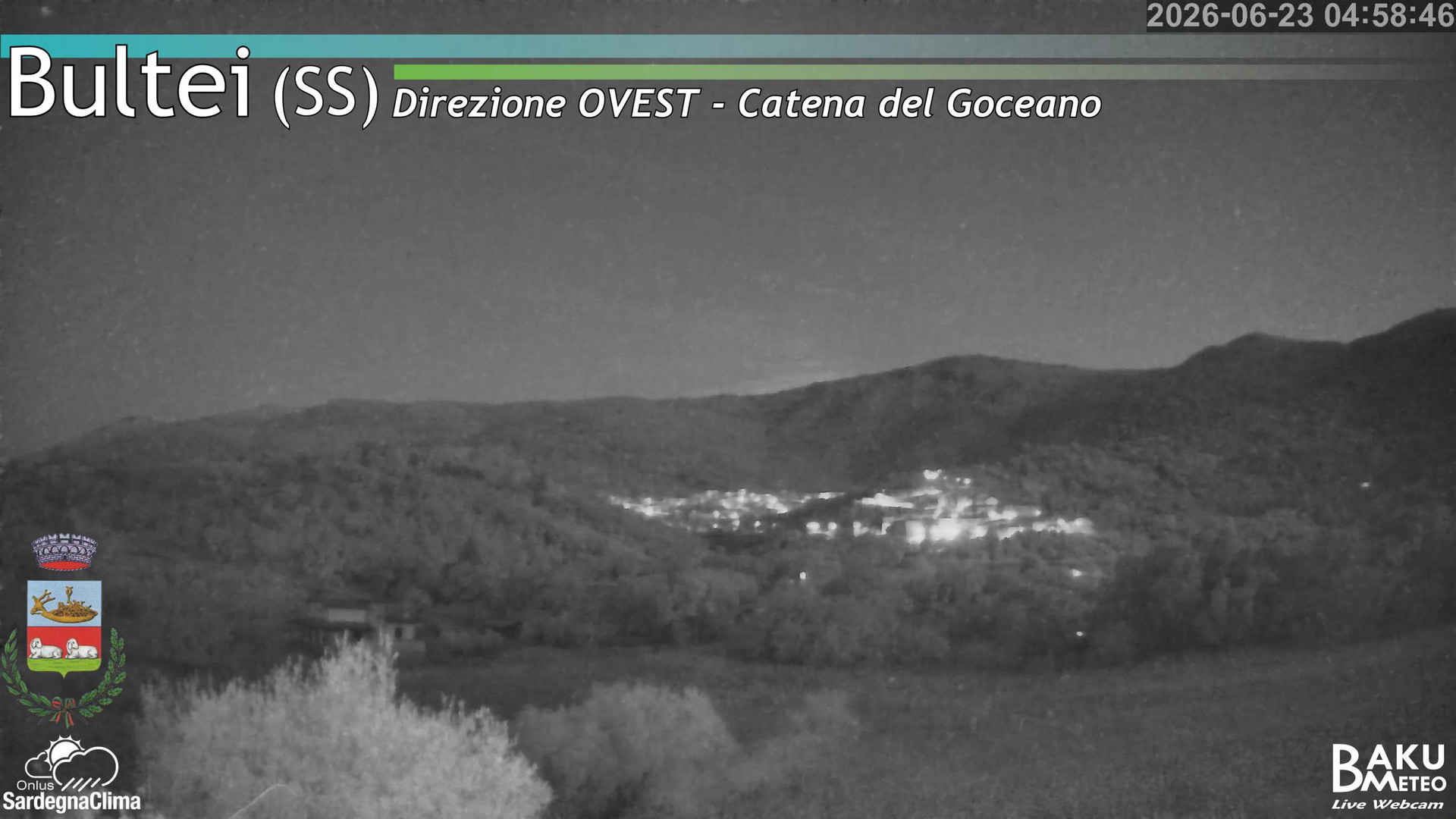 time-lapse frame, Bultei webcam