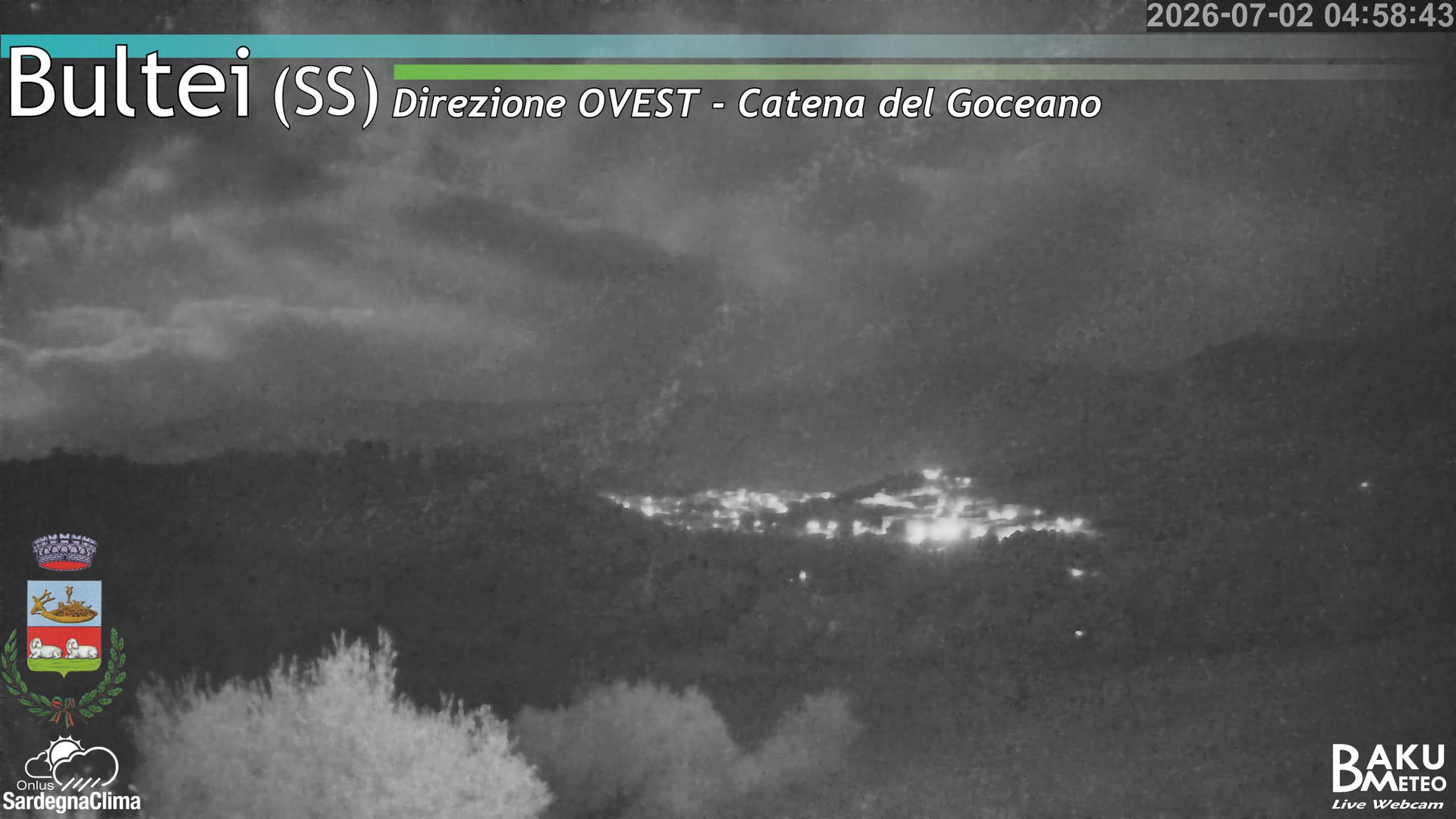 time-lapse frame, Bultei webcam