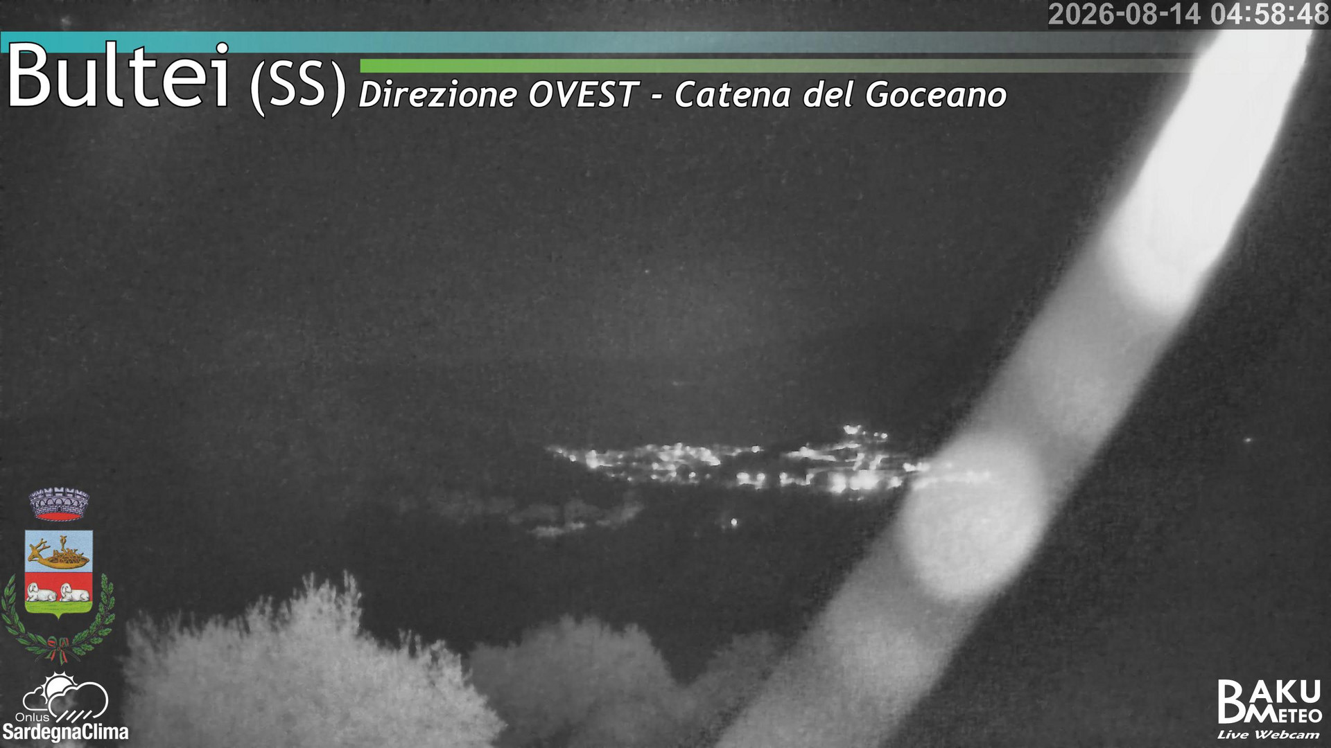 time-lapse frame, Bultei webcam