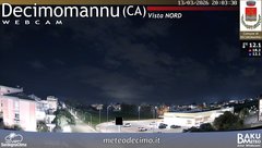 view from Decimomannu Nord on 2026-03-09