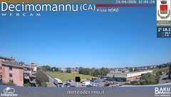 view from Decimomannu Nord on 2026-04-24
