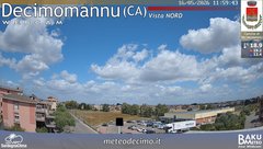 view from Decimomannu Nord on 2026-05-16
