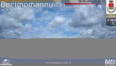 view from Decimomannu Nord on 2026-05-18