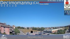 view from Decimomannu Nord on 2026-05-20