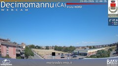 view from Decimomannu Nord on 2026-05-24