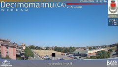 view from Decimomannu Nord on 2026-05-27