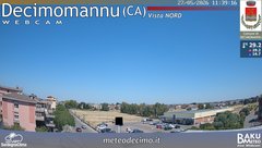 view from Decimomannu Nord on 2026-05-27