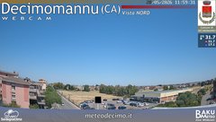view from Decimomannu Nord on 2026-05-28