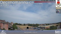 view from Decimomannu Nord on 2026-06-02