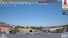 view from Decimomannu Nord on 2026-06-10