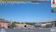view from Decimomannu Nord on 2026-06-17