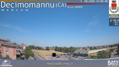 view from Decimomannu Nord on 2026-06-21