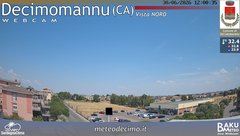 view from Decimomannu Nord on 2026-06-30