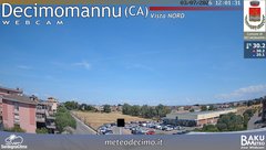 view from Decimomannu Nord on 2026-07-03