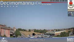 view from Decimomannu Nord on 2026-07-20