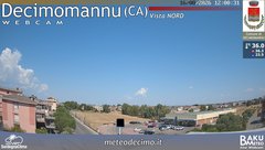 view from Decimomannu Nord on 2026-08-16