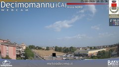 view from Decimomannu Nord on 2026-08-25