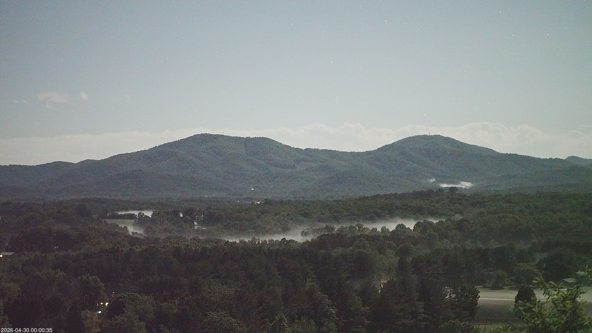 time-lapse frame, Greenwood Vista - Mountain View webcam