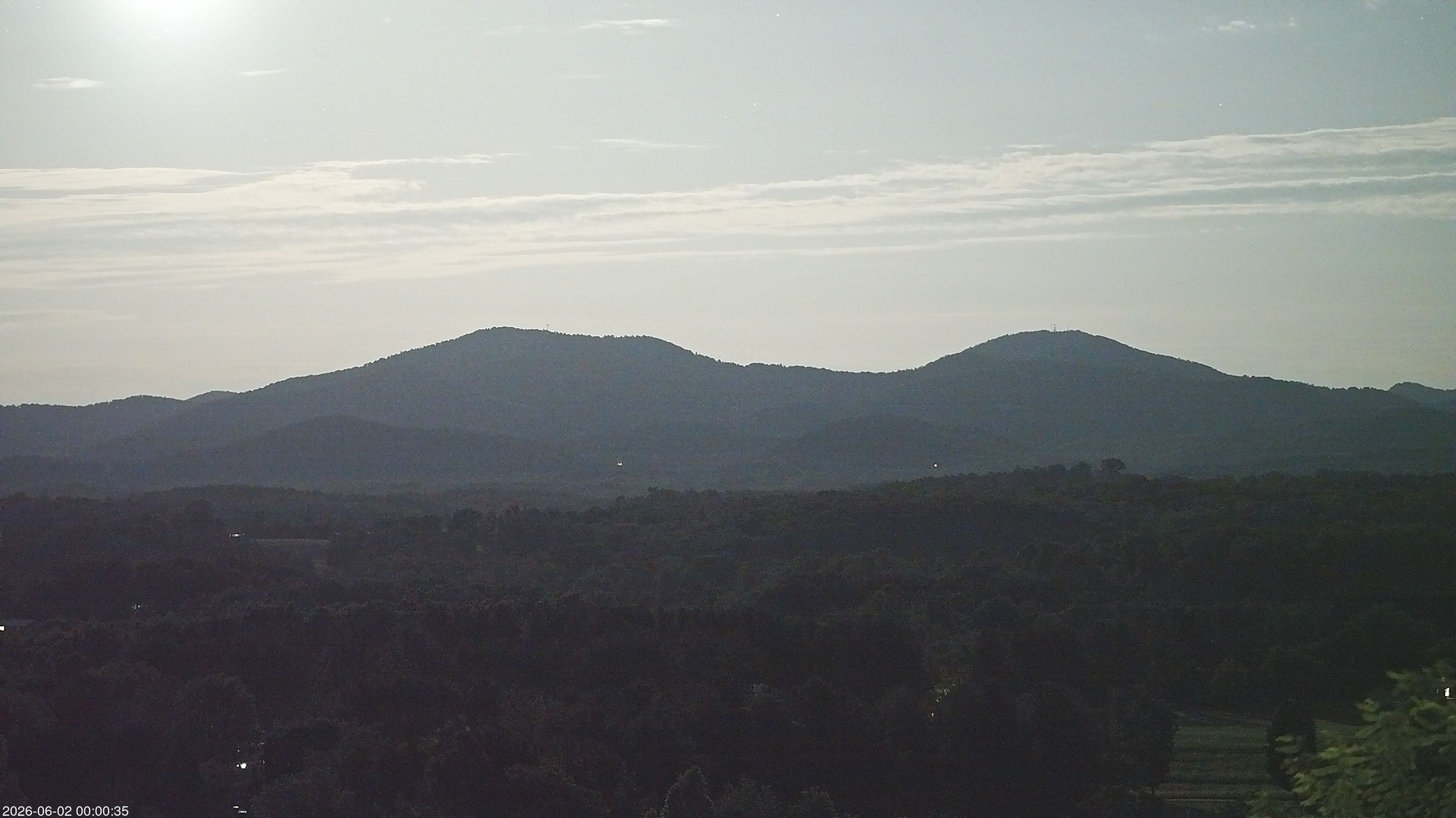 time-lapse frame, Greenwood Vista - Mountain View webcam