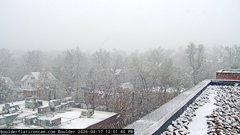 view from Boulder Mt Sanitas NW daily time lapse on 2026-04-17
