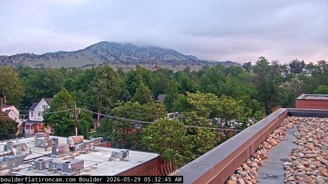 time-lapse frame, Boulder Mt Sanitas NW daily time lapse webcam
