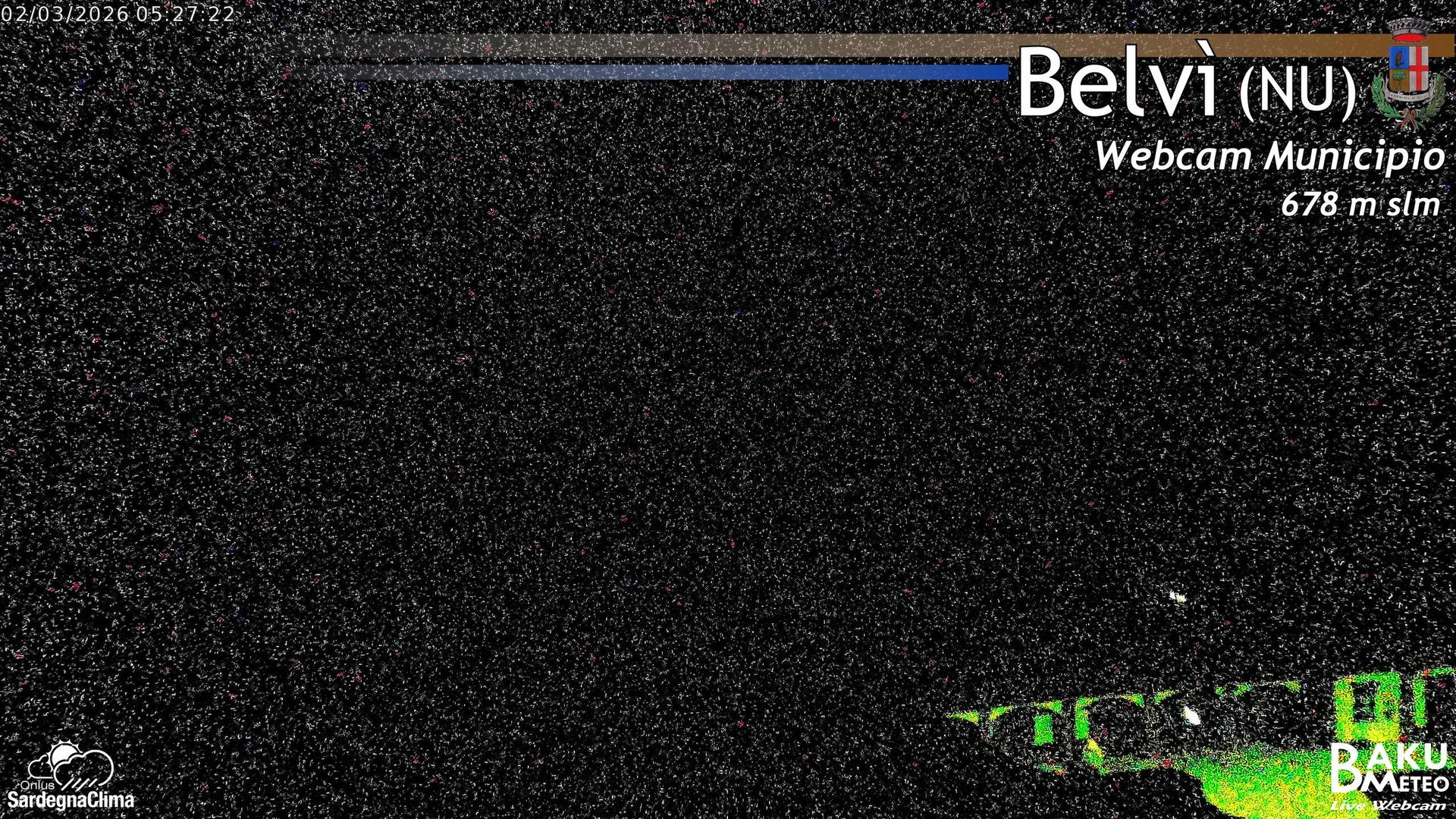 time-lapse frame, Belvi Municipio webcam