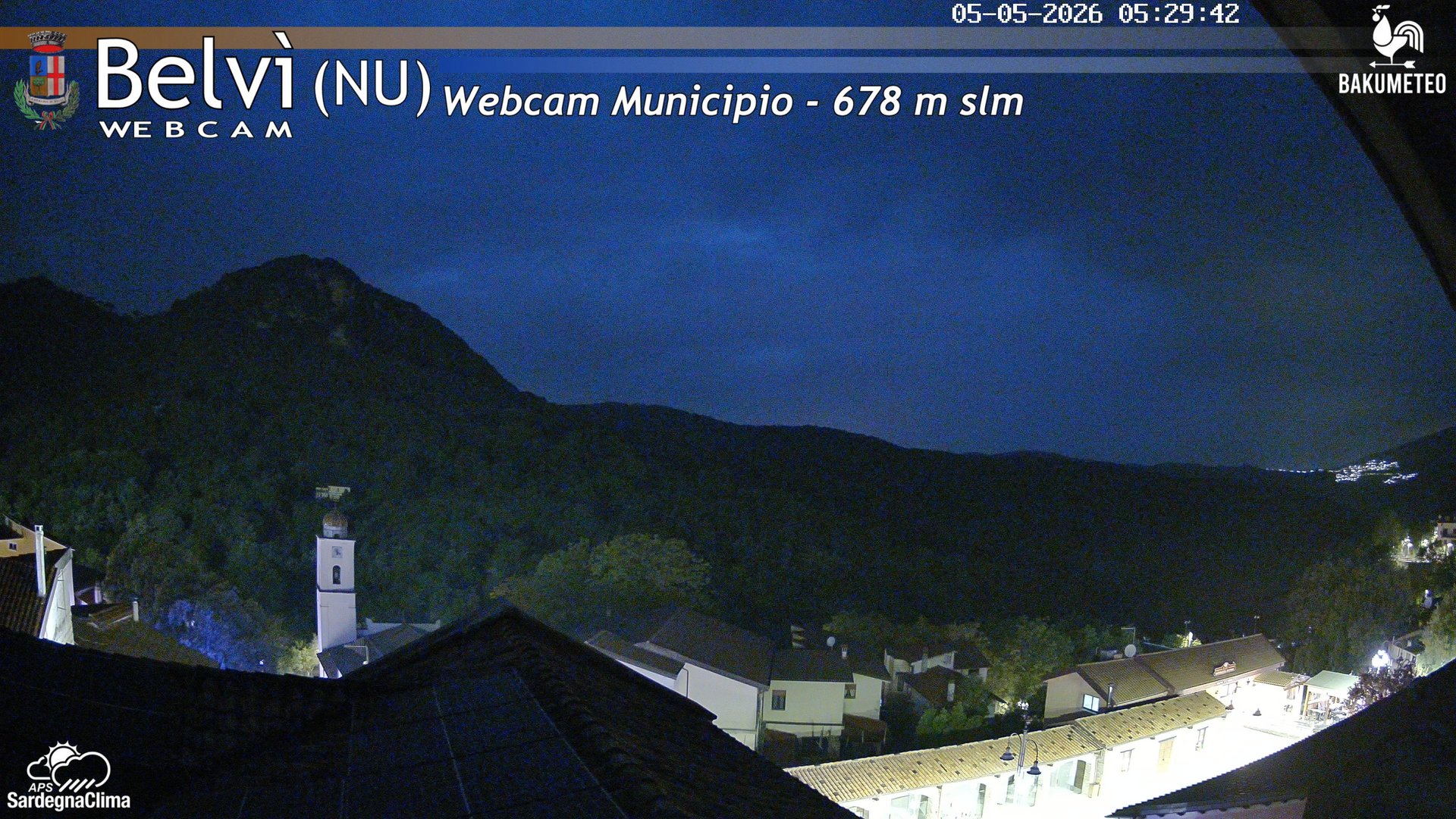 time-lapse frame, Belvi Municipio webcam