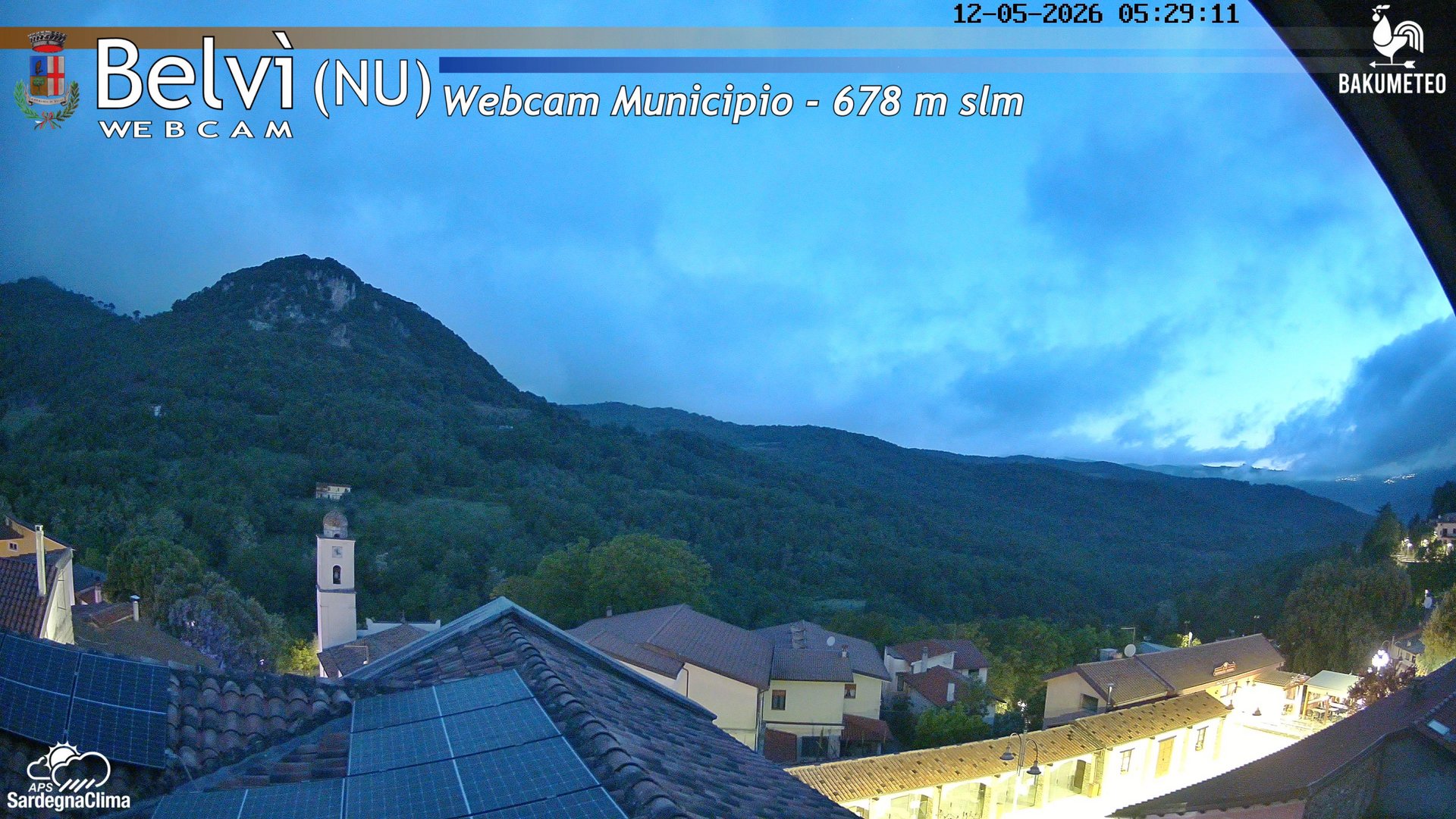 time-lapse frame, Belvi Municipio webcam
