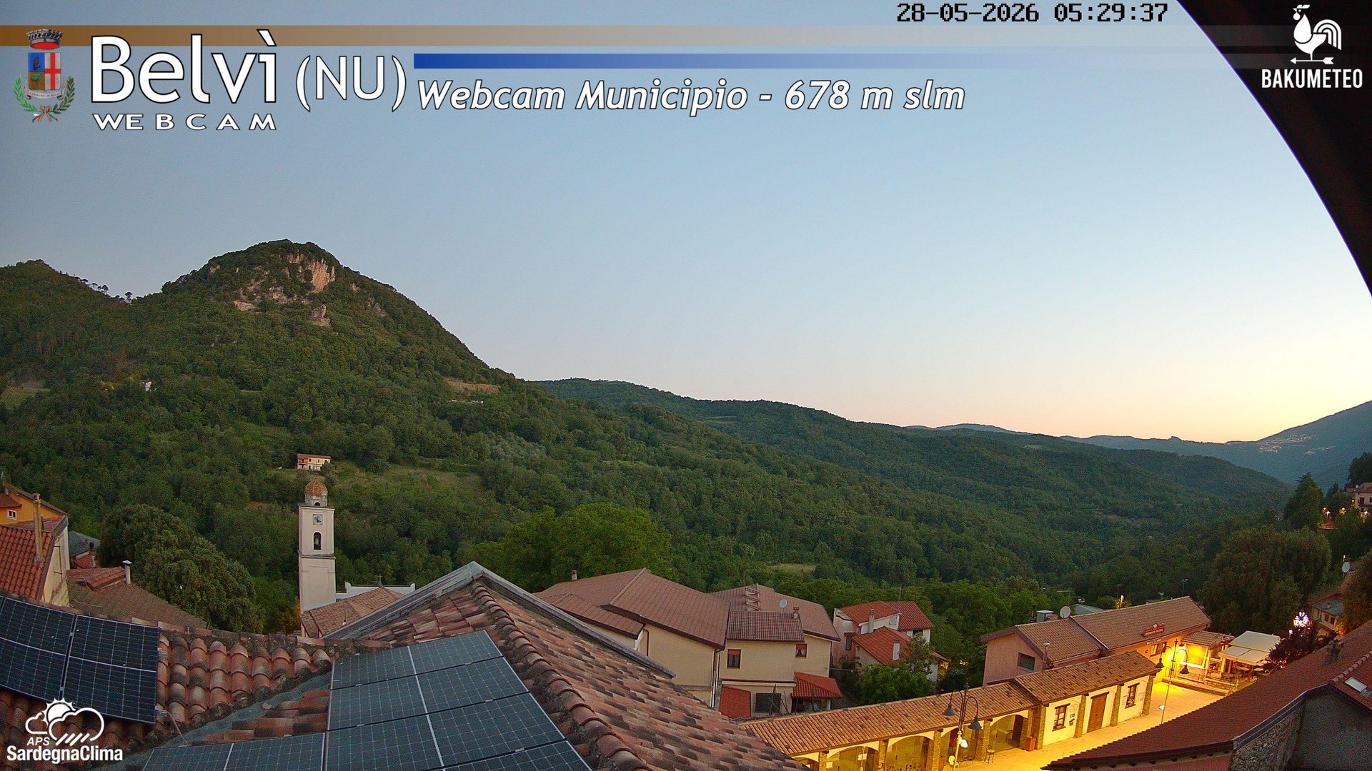 time-lapse frame, Belvi Municipio webcam