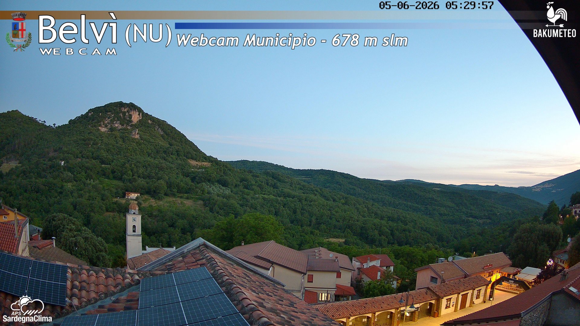 time-lapse frame, Belvi Municipio webcam