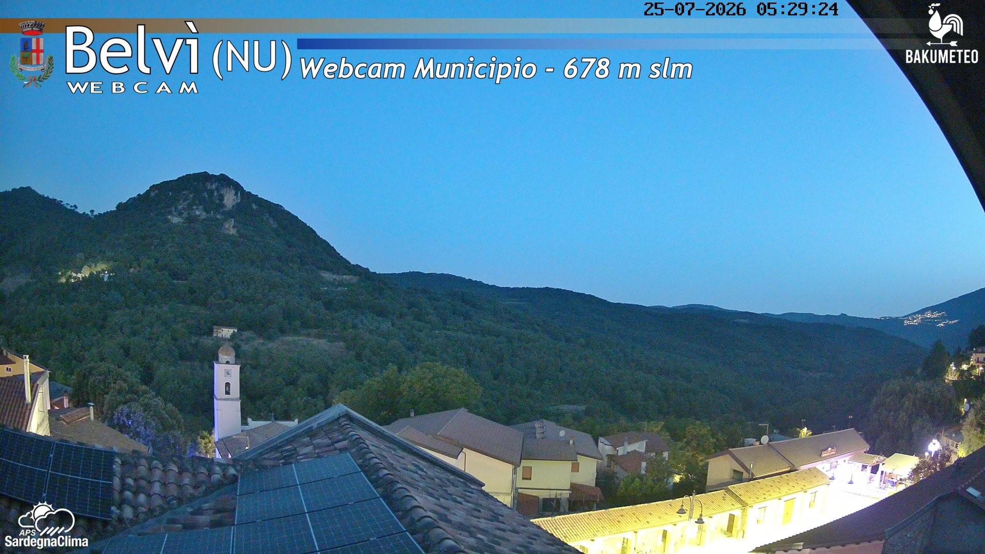time-lapse frame, Belvi Municipio webcam