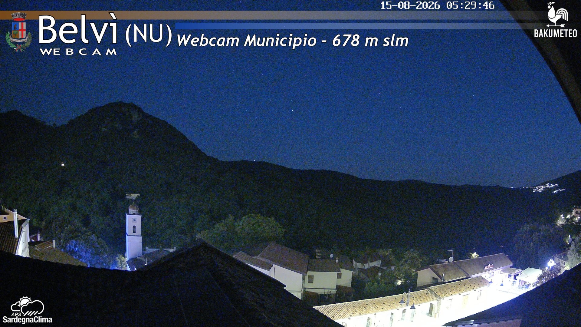 time-lapse frame, Belvi Municipio webcam