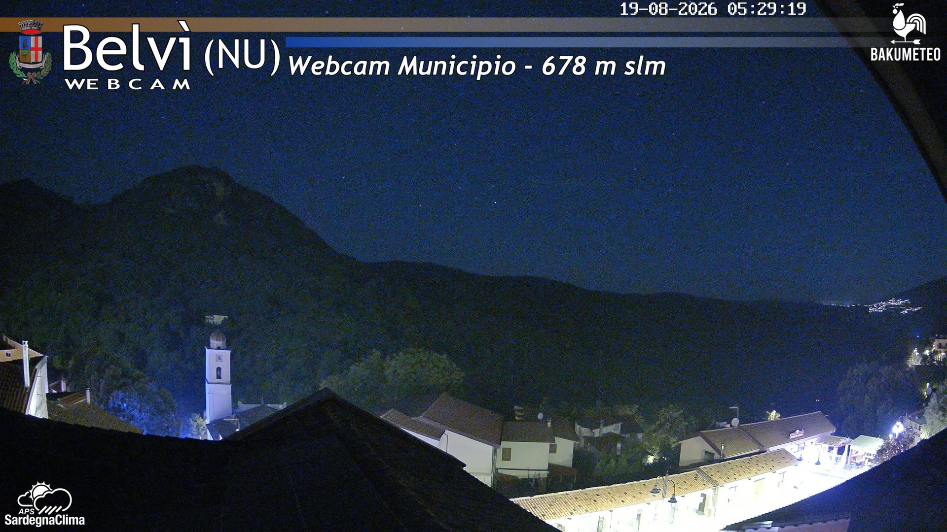time-lapse frame, Belvi Municipio webcam